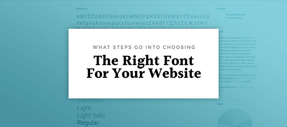 为您的网站设计选择正确字体的步骤